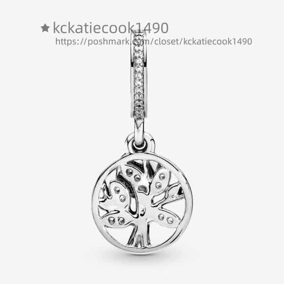 Pandora Sparkling Family Tree Dangle Charm - Picture 3 of 6